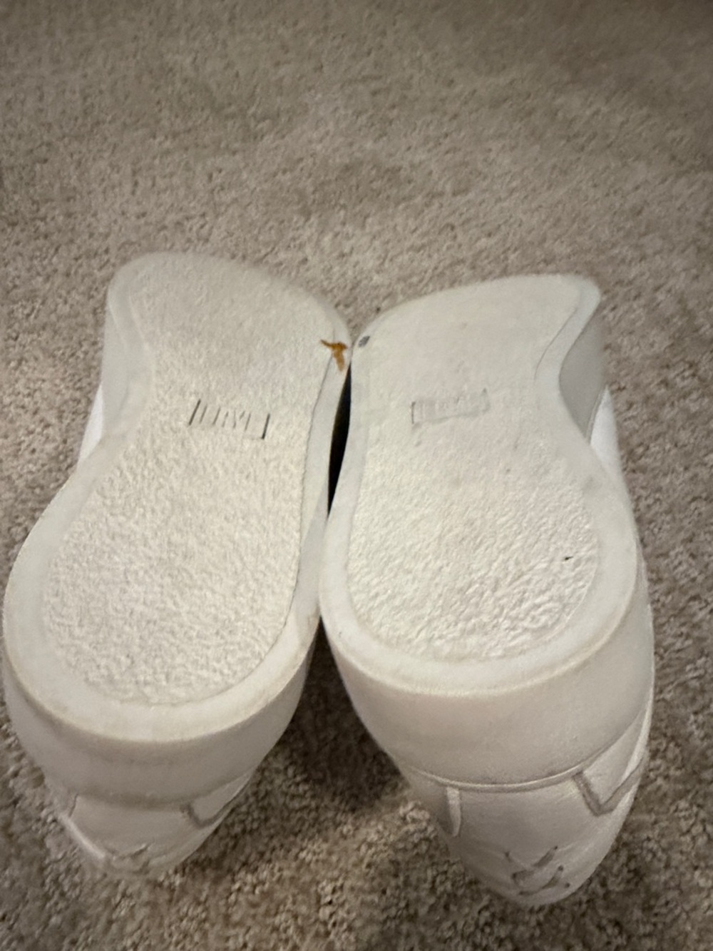 Frye White Leather Lena Zip Platform Sneaker - Picture 6 of 9